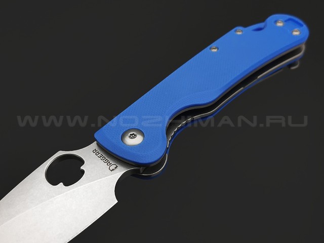 Daggerr нож Sting Mini Blue SW сталь D2 stonewash, рукоять G10 blue
