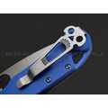 Daggerr нож Sting Mini Blue SW сталь D2 стоунвош, рукоять G10 blue Daggerr нож Sting Mini Blue SW сталь D2 стоунвош, рукоять G10 blue