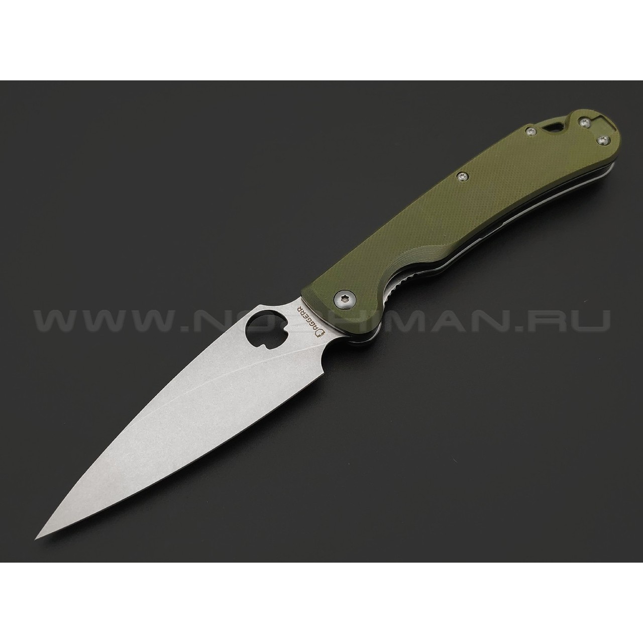 Daggerr нож Sting Olive SW сталь D2 стоунвош, рукоять G10 olive