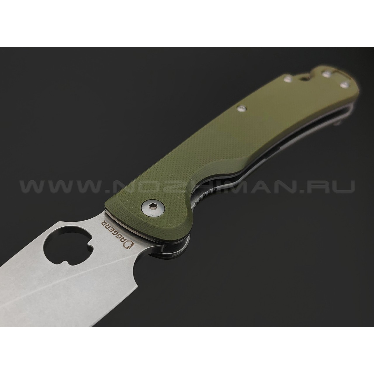 Daggerr нож Sting Olive SW сталь D2 стоунвош, рукоять G10 olive