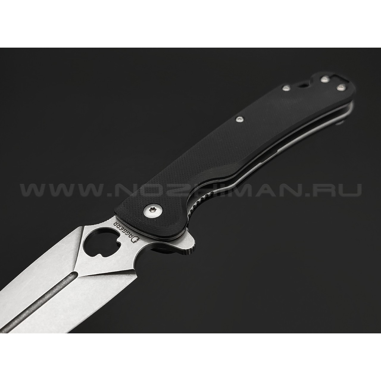 Daggerr нож Arrow Flipper сталь D2 стоунвош, рукоять G10 black