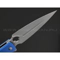 Daggerr нож Arrow Flipper Blue BB сталь VG-10 bead-blast, рукоять G10 blue Daggerr нож Arrow Flipper Blue BB сталь VG-10 bead-blast, рукоять G10 blue