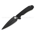 Daggerr нож Arrow Flipper All black сталь D2 DLC, рукоять G10 black