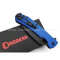 Daggerr нож Arrow Flipper сталь D2 DLC, рукоять G10 blue Daggerr нож Arrow Flipper сталь D2 DLC, рукоять G10 blue