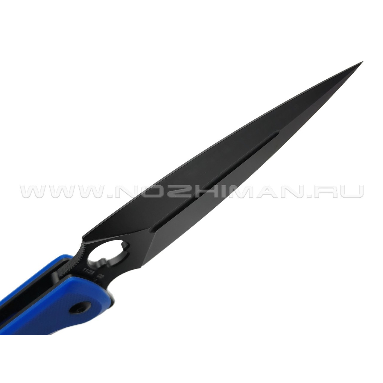 Daggerr нож Arrow Flipper сталь D2 DLC, рукоять G10 blue