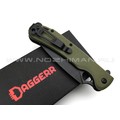 Daggerr нож Arrow Flipper сталь D2 DLC, рукоять G10 olive Daggerr нож Arrow Flipper сталь D2 DLC, рукоять G10 olive
