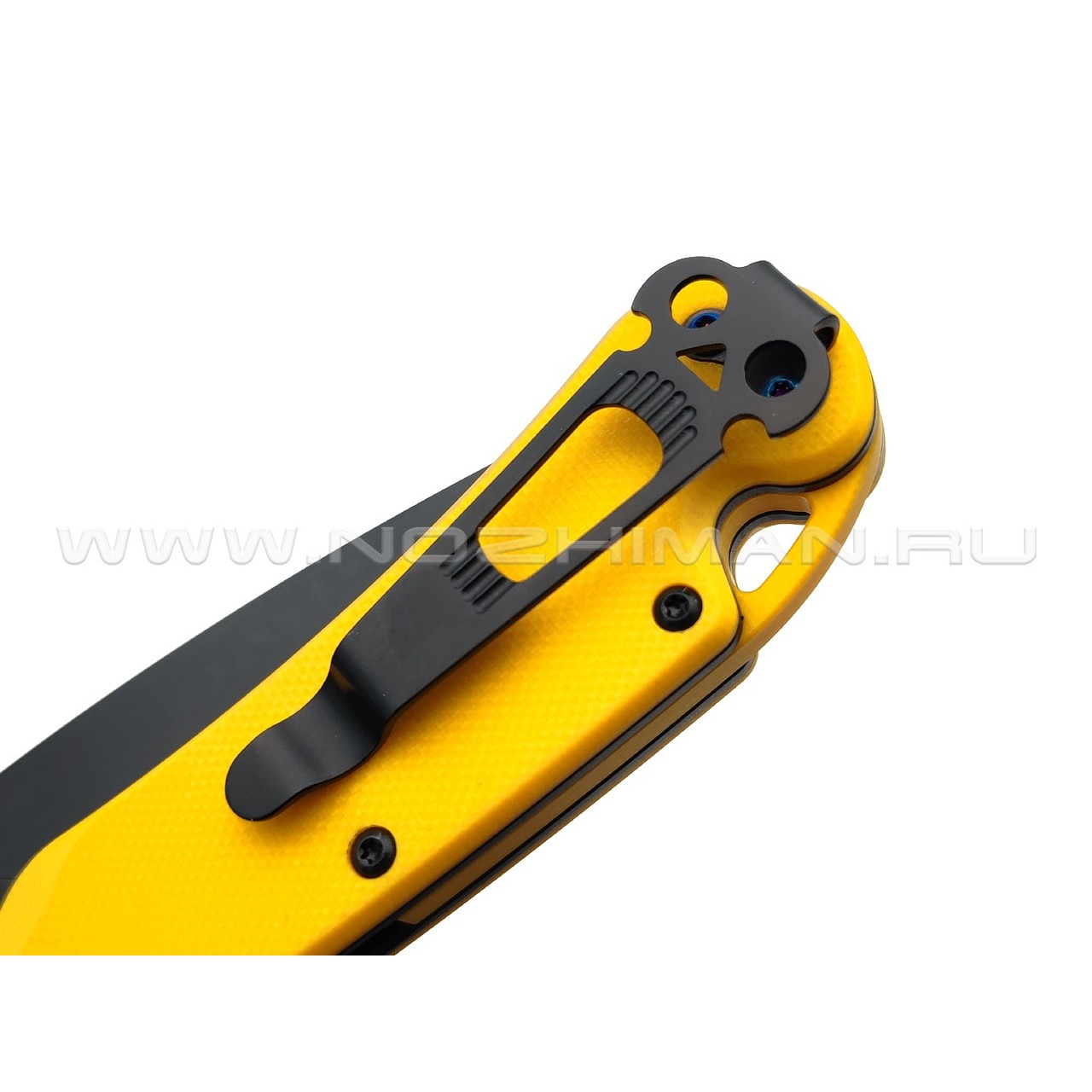 Daggerr нож Arrow Flipper Scorpion MC сталь D2 DLC, рукоять G10 yellow