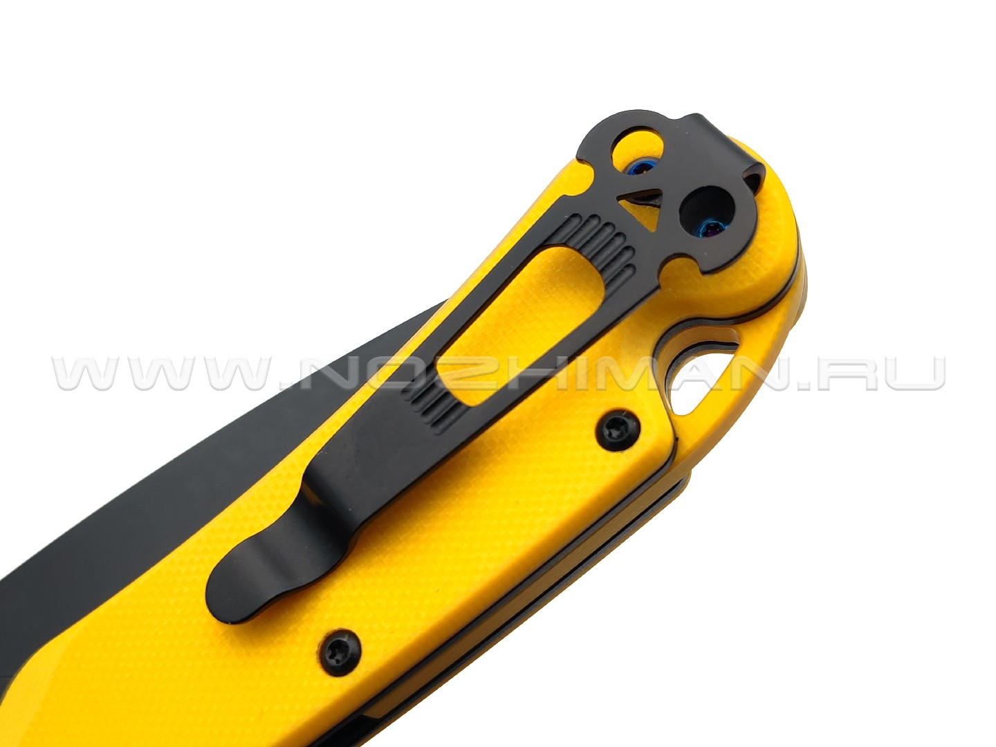Daggerr нож Arrow Flipper Scorpion MC сталь D2 DLC, рукоять G10 yellow