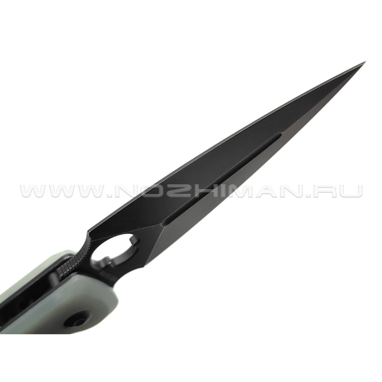 Daggerr нож Arrow Auto сталь D2 блэквош, рукоять G10 jade
