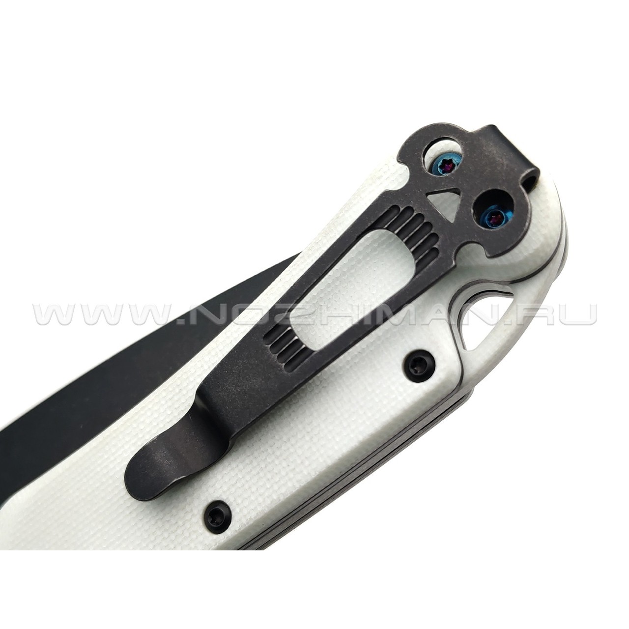 Daggerr нож Arrow Flipper Stormtrooper сталь D2 блэквош, рукоять G10 white