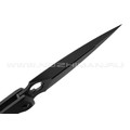 Daggerr нож Arrow Flipper All Black сталь D2 блэквош, рукоять G10 black Daggerr нож Arrow Flipper All Black сталь D2 блэквош, рукоять G10 black