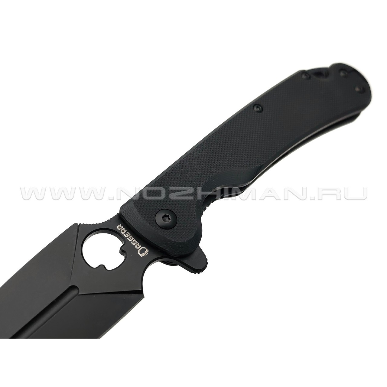 Daggerr нож Arrow Flipper All Black сталь D2 блэквош, рукоять G10 black
