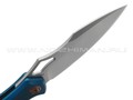 Нож Fox Edge Sparrow FE-030 сталь 9Cr13MoV, рукоять Aluminum blue