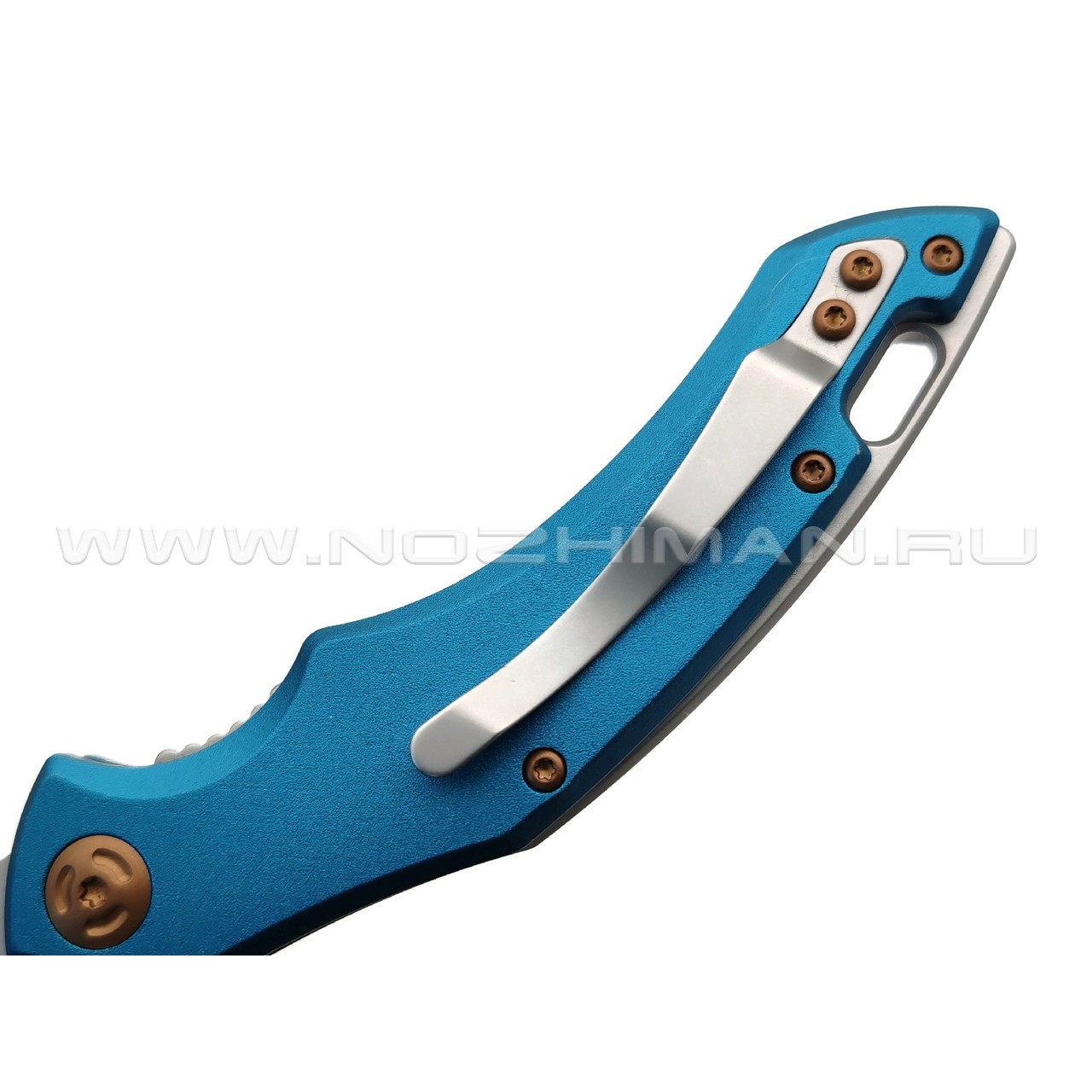 Нож Fox Edge Sparrow FE-030 сталь 9Cr13MoV, рукоять Aluminum blue