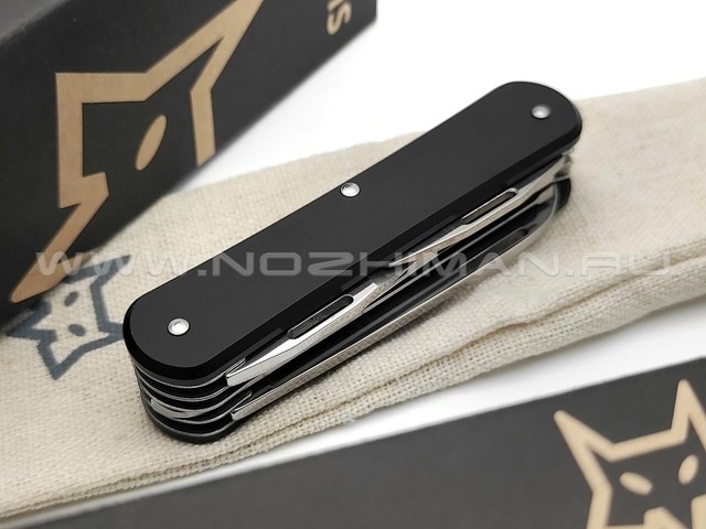 Многофункциональный нож Fox Vulpis FX-VP130-SF5 BK сталь N690, рукоять Aluminum Black
