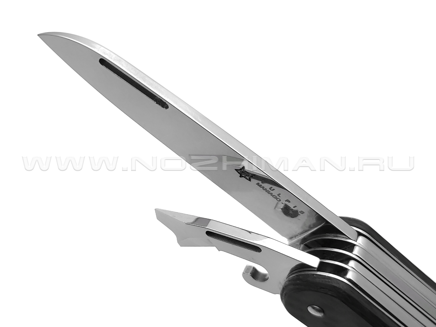Многофункциональный нож Fox Vulpis FX-VP130-SF5 CF сталь M390, рукоять Carbon fiber