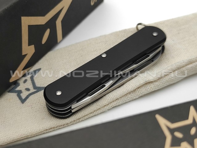 Многофункциональный нож Fox Vulpis FX-VP130-3 BK сталь N690, рукоять Aluminum Black