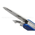 Многофункциональный нож Fox Vulpis FX-VP130-SF5 SB сталь N690, рукоять Aluminum Blue