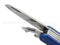 Многофункциональный нож Fox Vulpis FX-VP130-SF5 SB сталь N690, рукоять Aluminum Blue