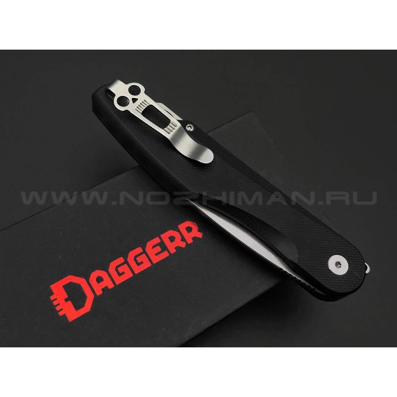 Daggerr нож Sparrow сталь D2 стоунвош, рукоять G10 black