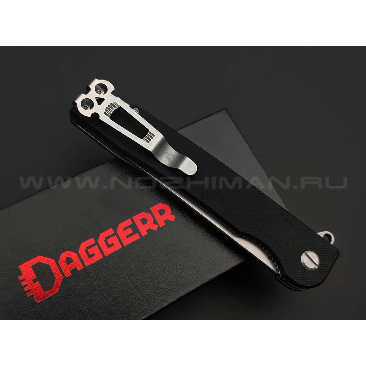 Daggerr нож Kwaiggerr 2.0 сталь D2 стоунвош, рукоять G10 black