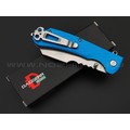 Daggerr нож Rhino Blue SW DL сталь 8Cr14MoV стоунвош, рукоять FRN blue