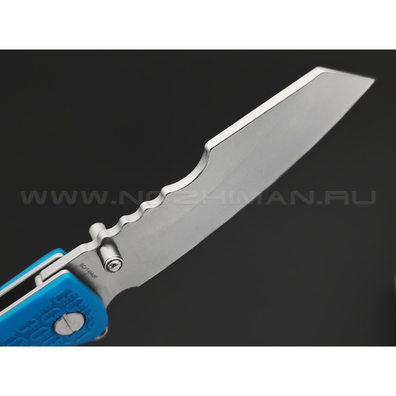 Daggerr нож Rhino Blue SW DL сталь 8Cr14MoV стоунвош, рукоять FRN blue