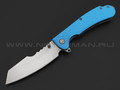 Daggerr нож Rhino Blue SW DL сталь 8Cr14MoV stonewash, рукоять FRN blue