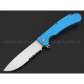 Daggerr нож Wocket Blue SW Serrated DL сталь 8Cr14MoV стоунвош, рукоять FRN blue Daggerr нож Wocket Blue SW Serrated DL сталь 8Cr14MoV стоунвош, рукоять FRN blue