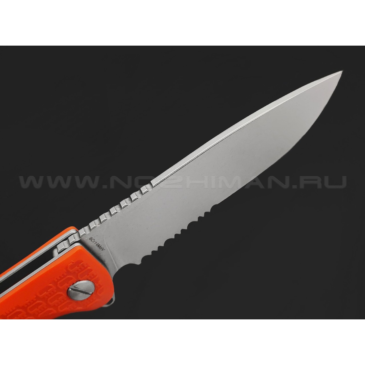 Daggerr нож Wocket Orange SW Serrated DL сталь 8Cr14MoV стоунвош, рукоять FRN orange