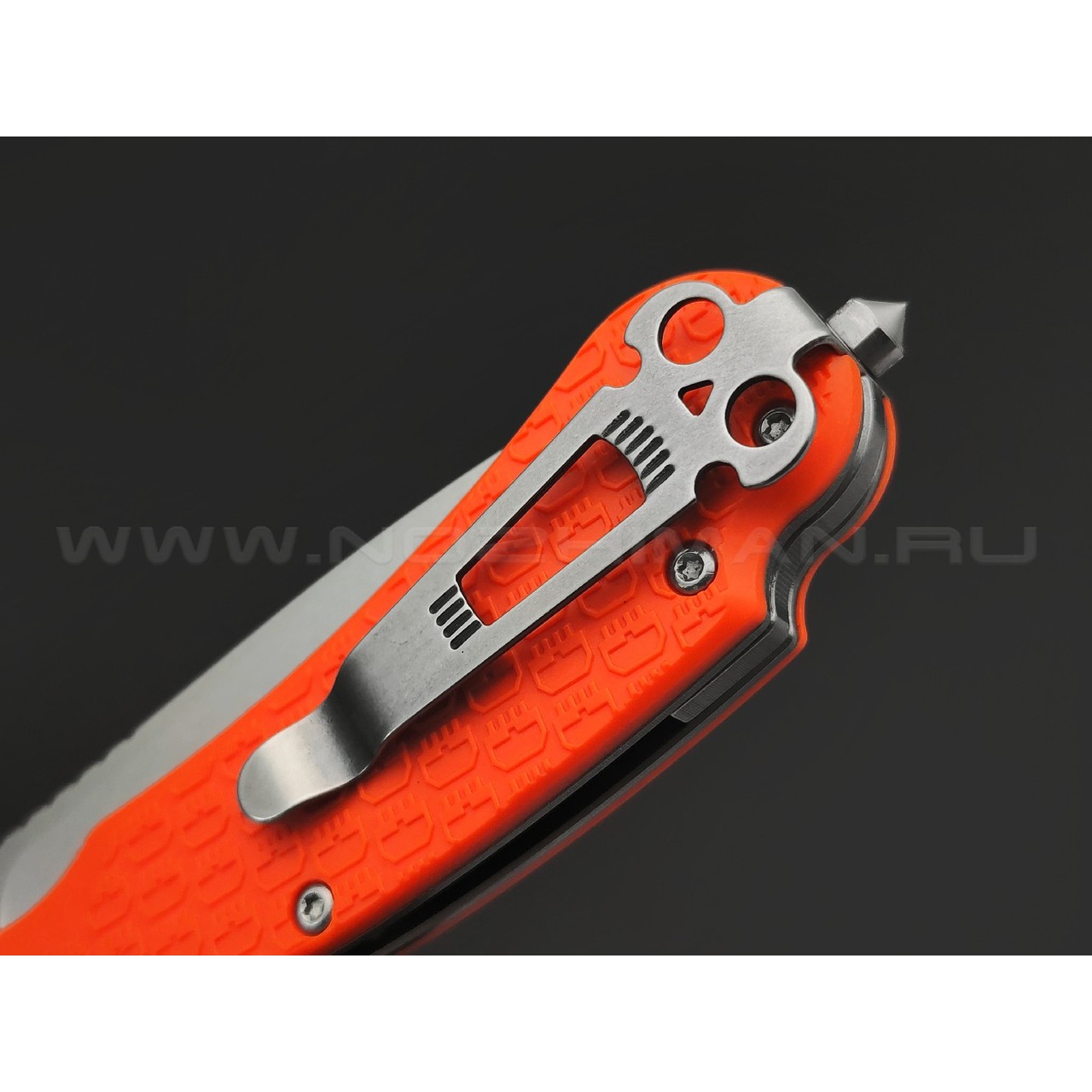 Daggerr нож Wocket Orange SW Serrated DL сталь 8Cr14MoV стоунвош, рукоять FRN orange