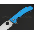 Daggerr нож Resident Blue SW Serrated DL сталь 8Cr14MoV стоунвош, рукоять FRN blue Daggerr нож Resident Blue SW Serrated DL сталь 8Cr14MoV стоунвош, рукоять FRN blue
