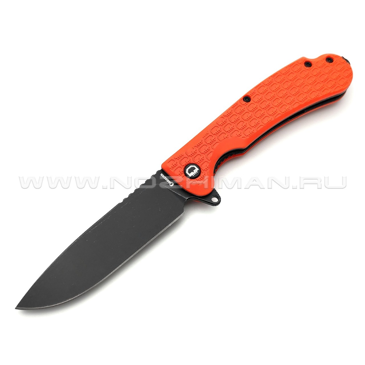 Daggerr нож Wocket Orange BW DL сталь 8Cr14MoV блэквош, рукоять FRN orange