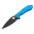 Daggerr нож Resident Blue BW DL сталь 8Cr14MoV блэквош, рукоять FRN blue Daggerr нож Resident Blue BW DL сталь 8Cr14MoV блэквош, рукоять FRN blue