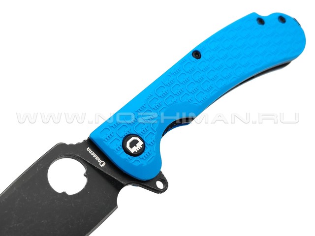 Daggerr нож Resident Blue BW DL сталь 8Cr14MoV blackwash, рукоять FRN blue