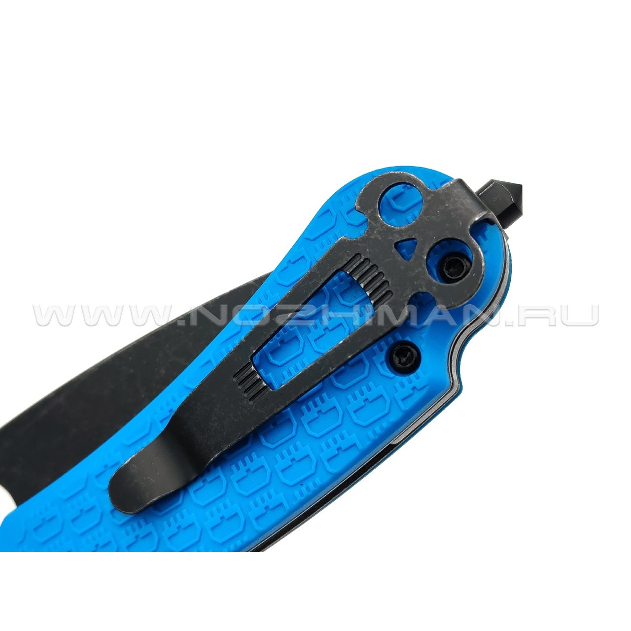 Daggerr нож Resident Blue BW DL сталь 8Cr14MoV блэквош, рукоять FRN blue