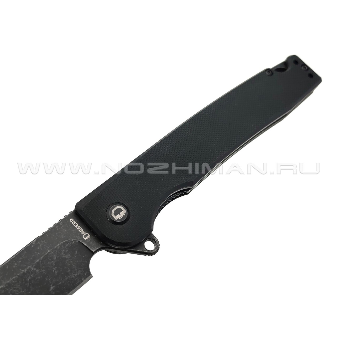 Daggerr нож Ronin 2.0 All Black сталь D2 блэквош, рукоять G10 black