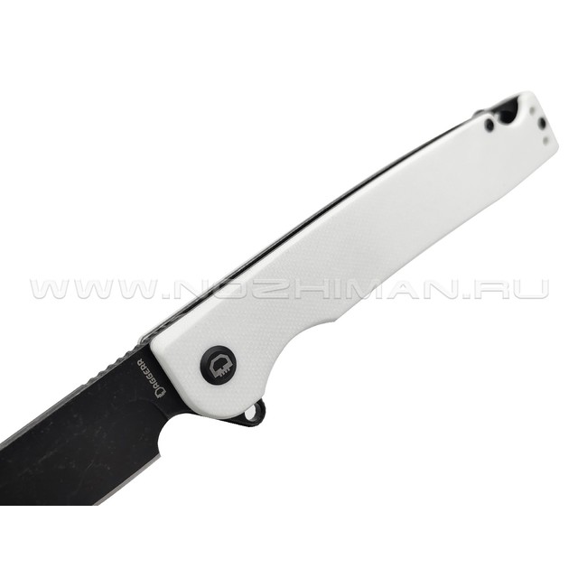 Daggerr нож Ronin 2.0 Stormtrooper сталь D2 блэквош, рукоять G10 white