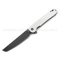 Daggerr нож Ronin 2.0 Stormtrooper сталь D2 блэквош, рукоять G10 white