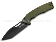 Нож Обертех НС-01 сталь D2 black Titanium nitride, рукоять G10 olive