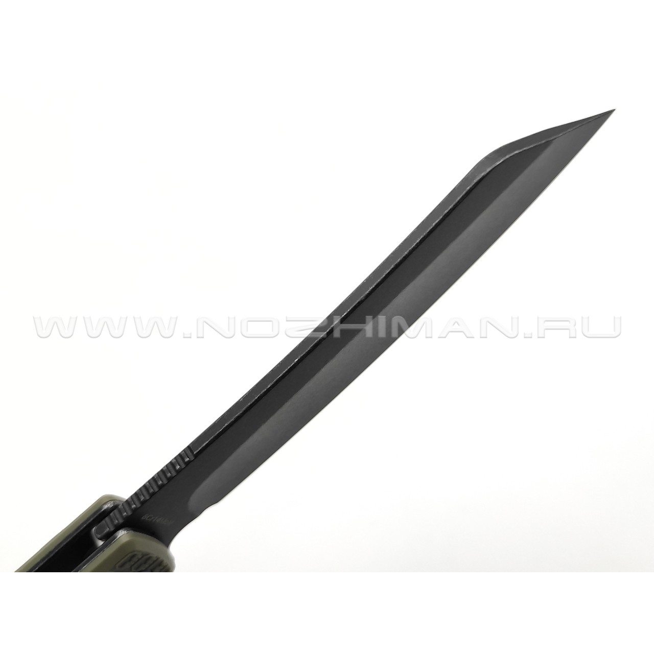 Daggerr нож Tesak Olive BW DL сталь 8Cr14MoV блэквош, рукоять FRN olive