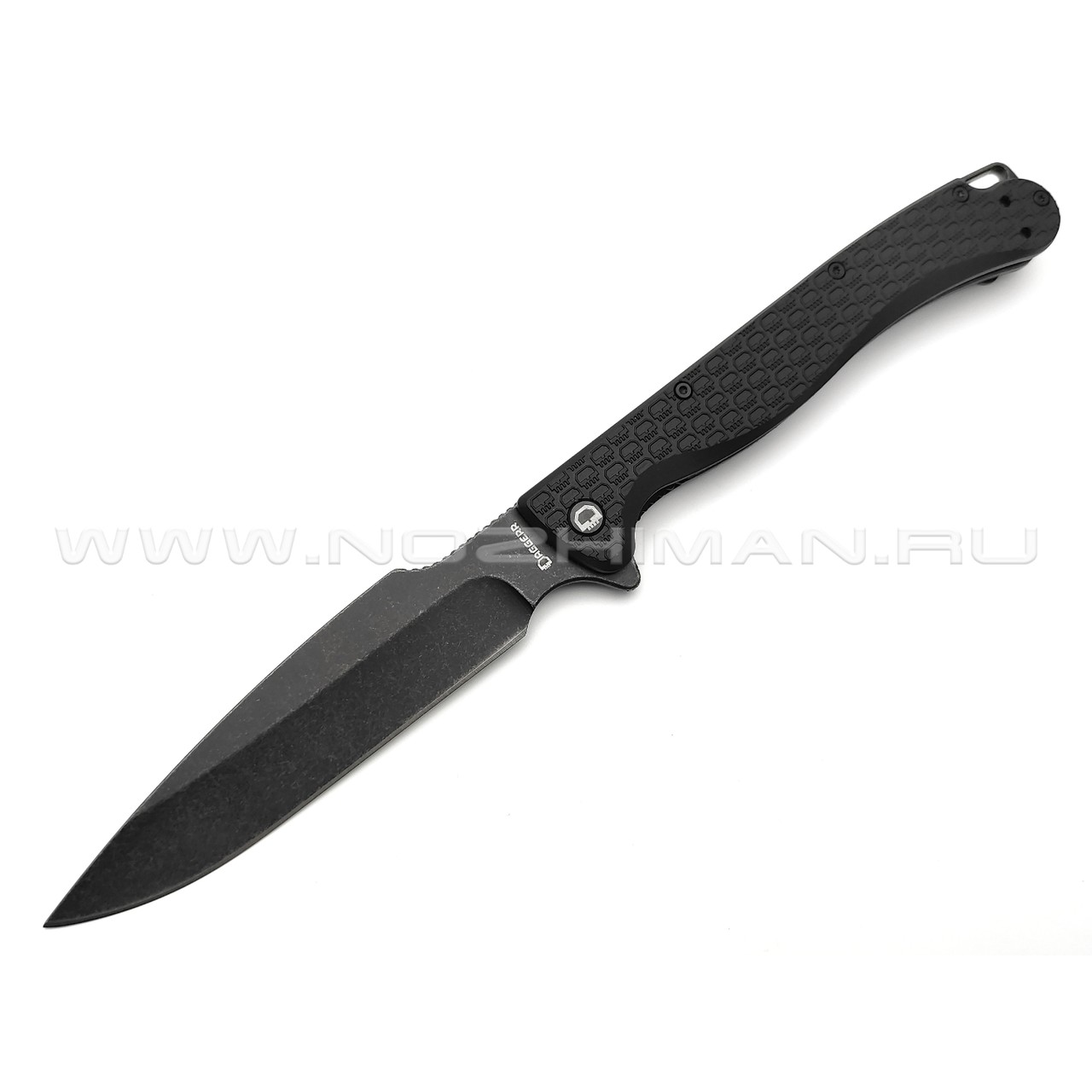 Daggerr нож Harpoon All Black DL сталь 8Cr14MoV блэквош, рукоять FRN black