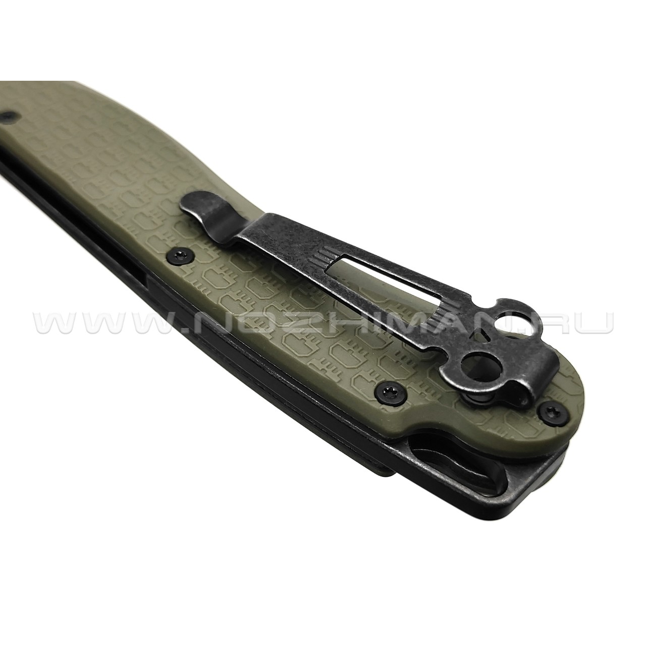 Daggerr нож Finka Olive BW DL сталь 8Cr14MoV блэквош, рукоять FRN olive