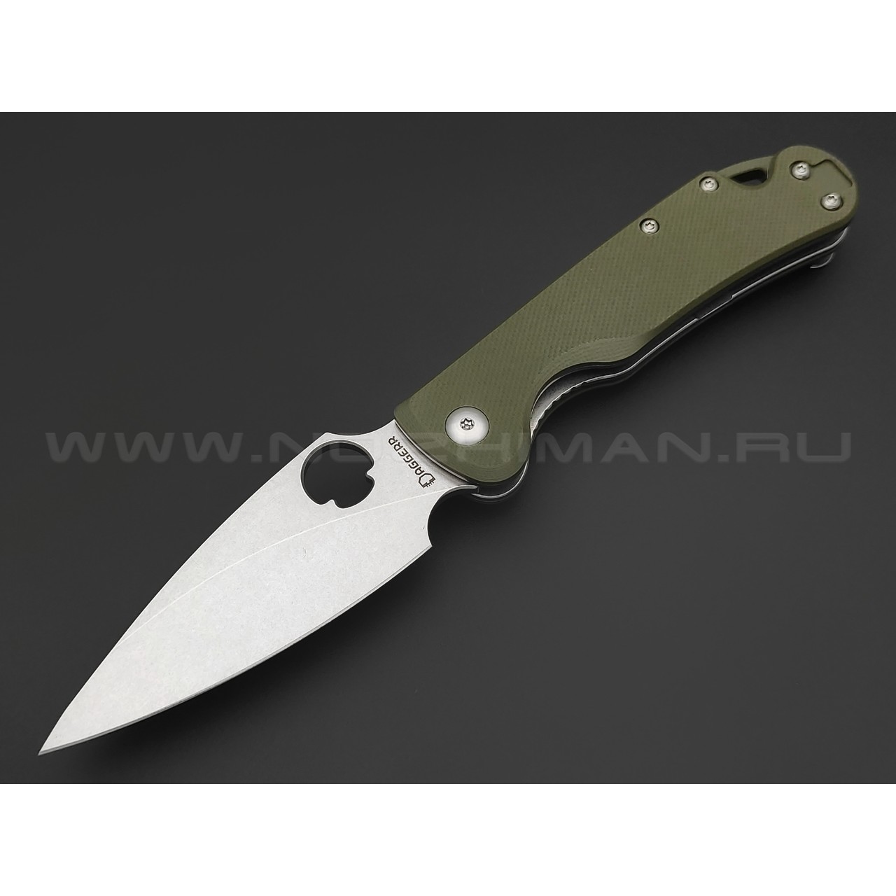 Daggerr нож Sting Mini Olive SW сталь D2 стоунвош, рукоять G10 olive