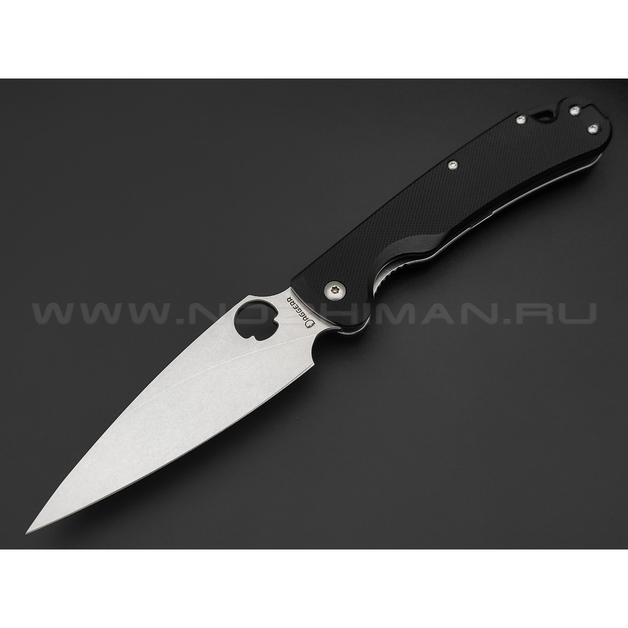 Daggerr нож Sting Black SW сталь D2 стоунвош, рукоять G10 black
