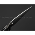 Daggerr нож Sting Black SW сталь D2 стоунвош, рукоять G10 black