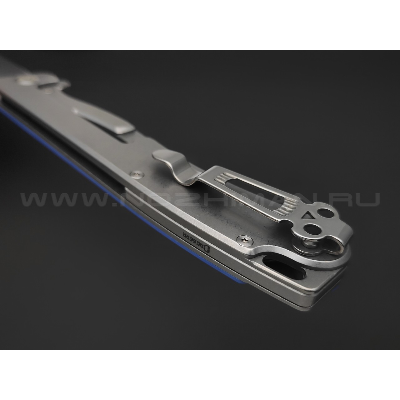 Daggerr нож Condor сталь 154СМ стоунвош, рукоять G10 blue