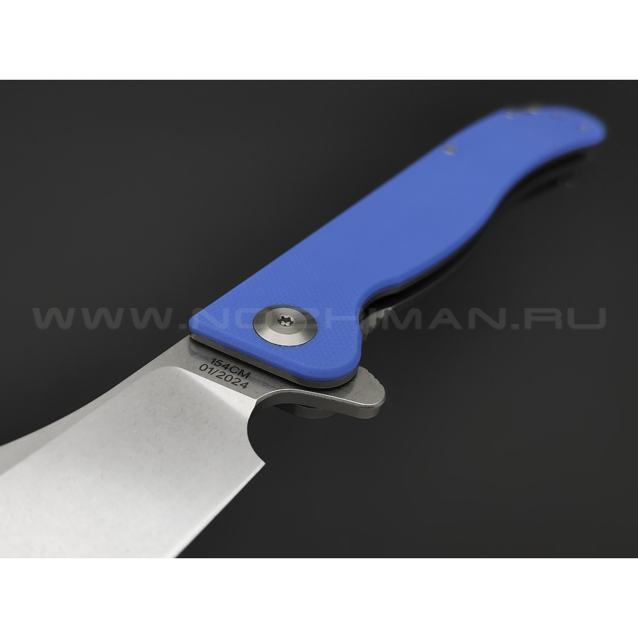 Daggerr нож Condor сталь 154СМ стоунвош, рукоять G10 blue