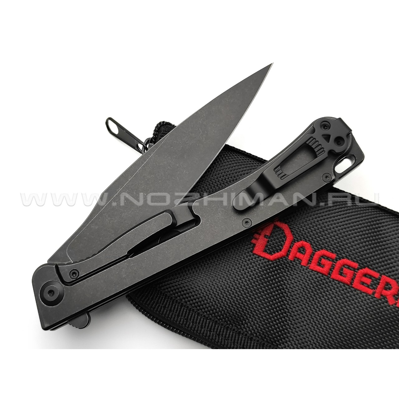 Daggerr нож Condor All Black сталь 154СМ блэквош, рукоять G10 black