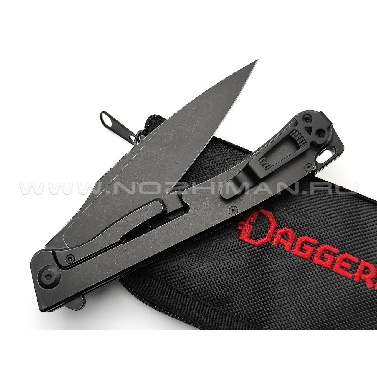 Daggerr нож Condor All Black сталь 154СМ блэквош, рукоять G10 black